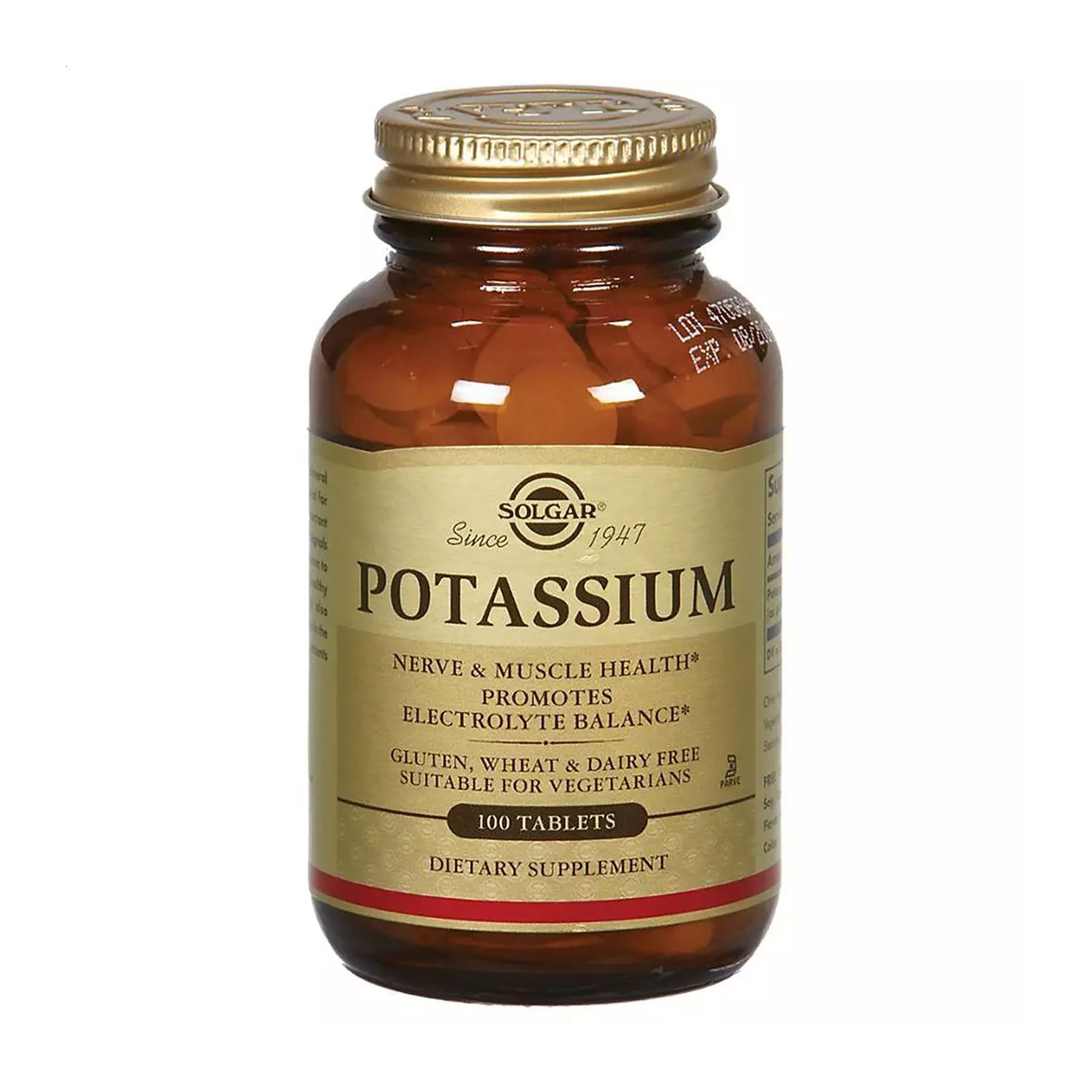 Калій Solgar Potassium 99 мг, 100 таблеток